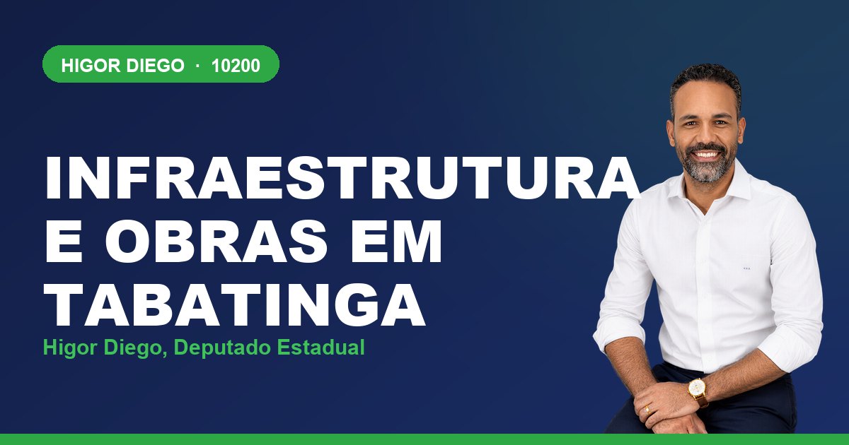 Infraestrutura e Obras em Tabatinga, com Higor Diego, deputado estadual 10200
