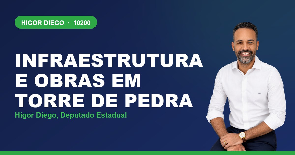 Infraestrutura e Obras em Torre de Pedra, com Higor Diego, deputado estadual 10200
