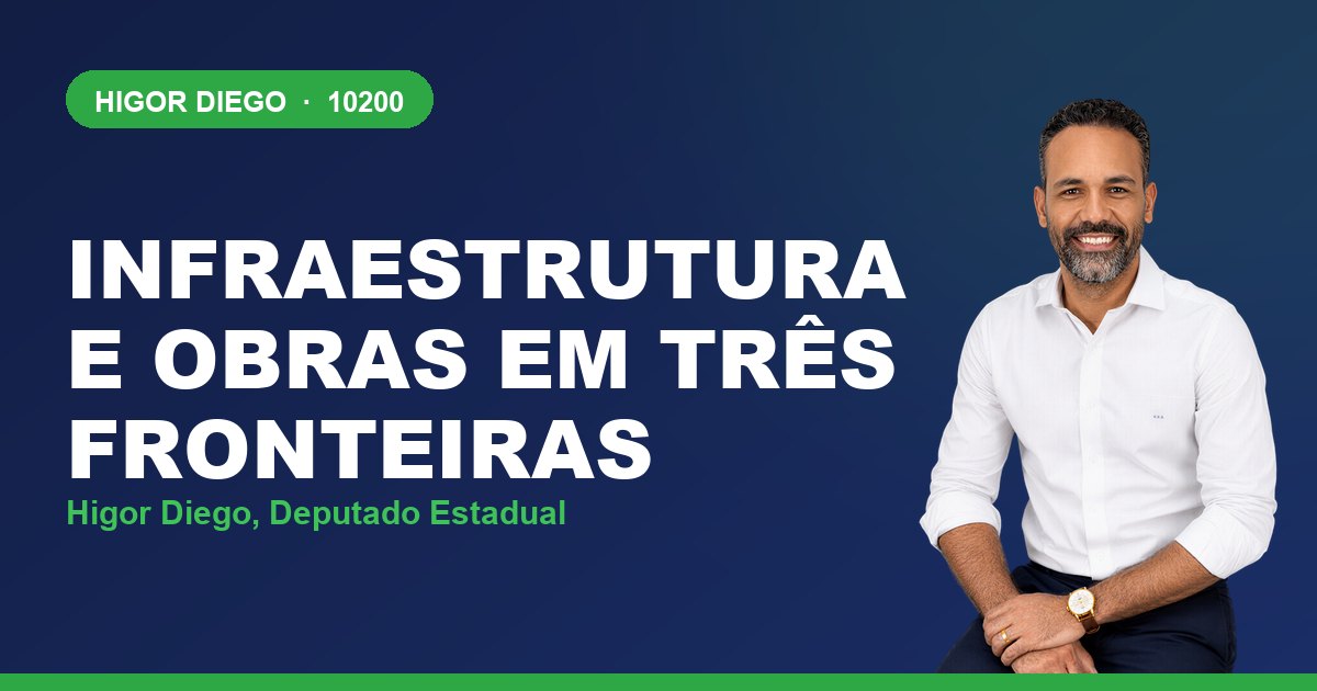 Infraestrutura e Obras em Três Fronteiras, com Higor Diego, deputado estadual 10200