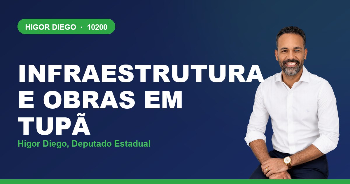 Infraestrutura e Obras em Tupã, com Higor Diego, deputado estadual 10200