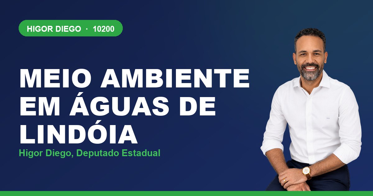 Meio Ambiente em Águas de Lindóia, com Higor Diego, deputado estadual 10200