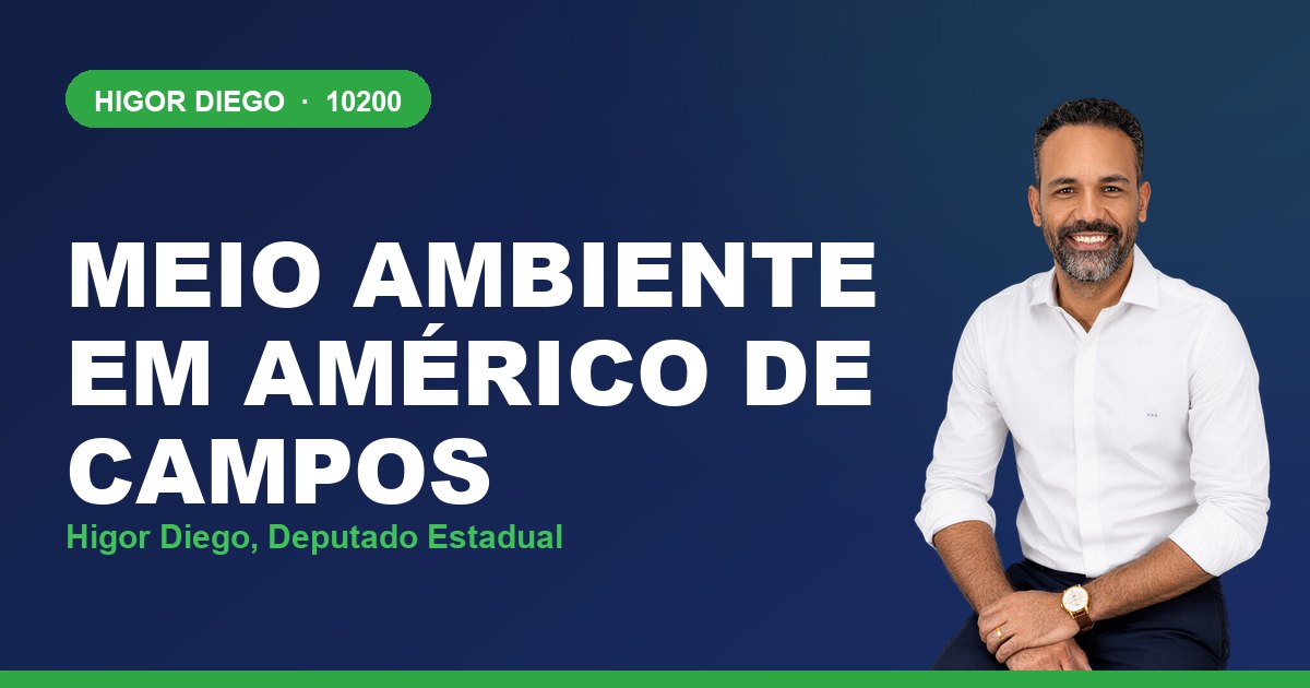 Meio Ambiente em Américo de Campos, com Higor Diego, deputado estadual 10200