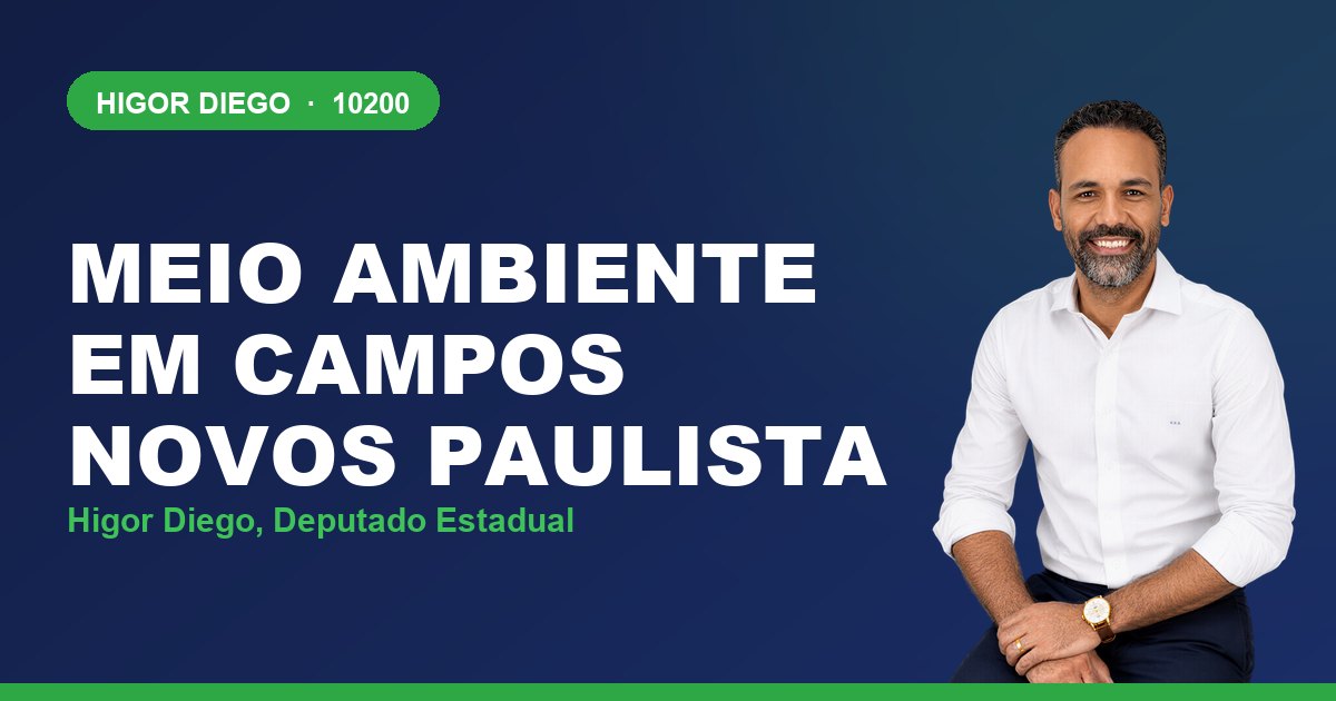 Meio Ambiente em Campos Novos Paulista, com Higor Diego, deputado estadual 10200