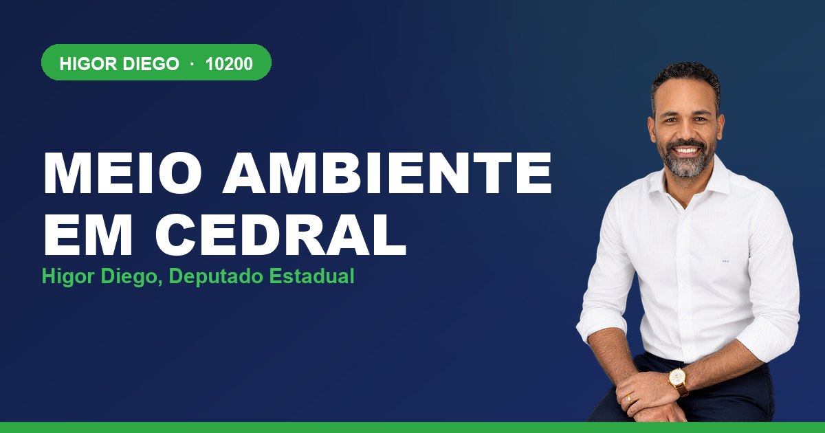 Meio Ambiente em Cedral, com Higor Diego, deputado estadual 10200