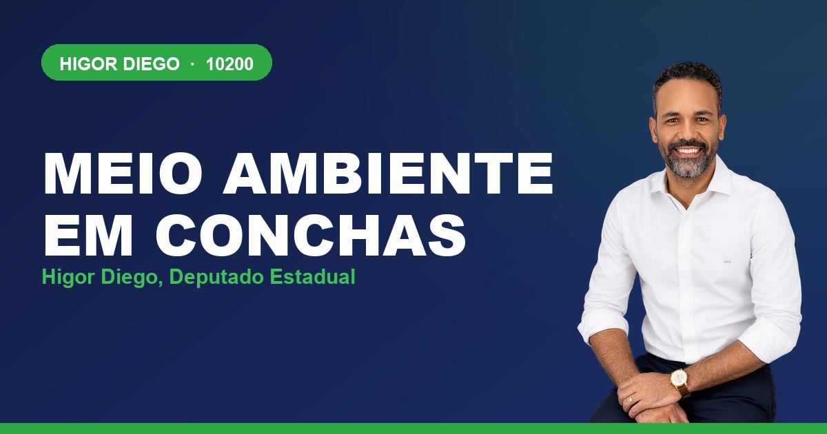 Meio Ambiente em Conchas, com Higor Diego, deputado estadual 10200