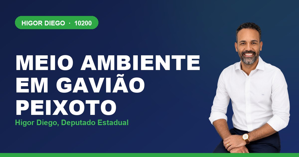 Meio Ambiente em Gavião Peixoto, com Higor Diego, deputado estadual 10200