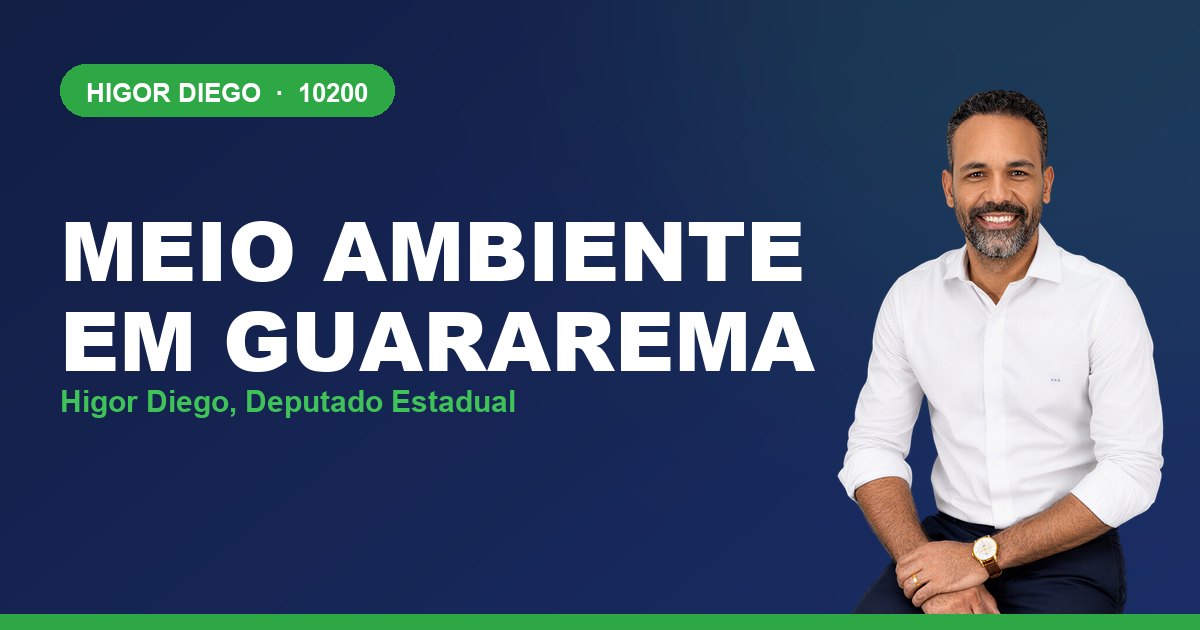 Meio Ambiente em Guararema, com Higor Diego, deputado estadual 10200