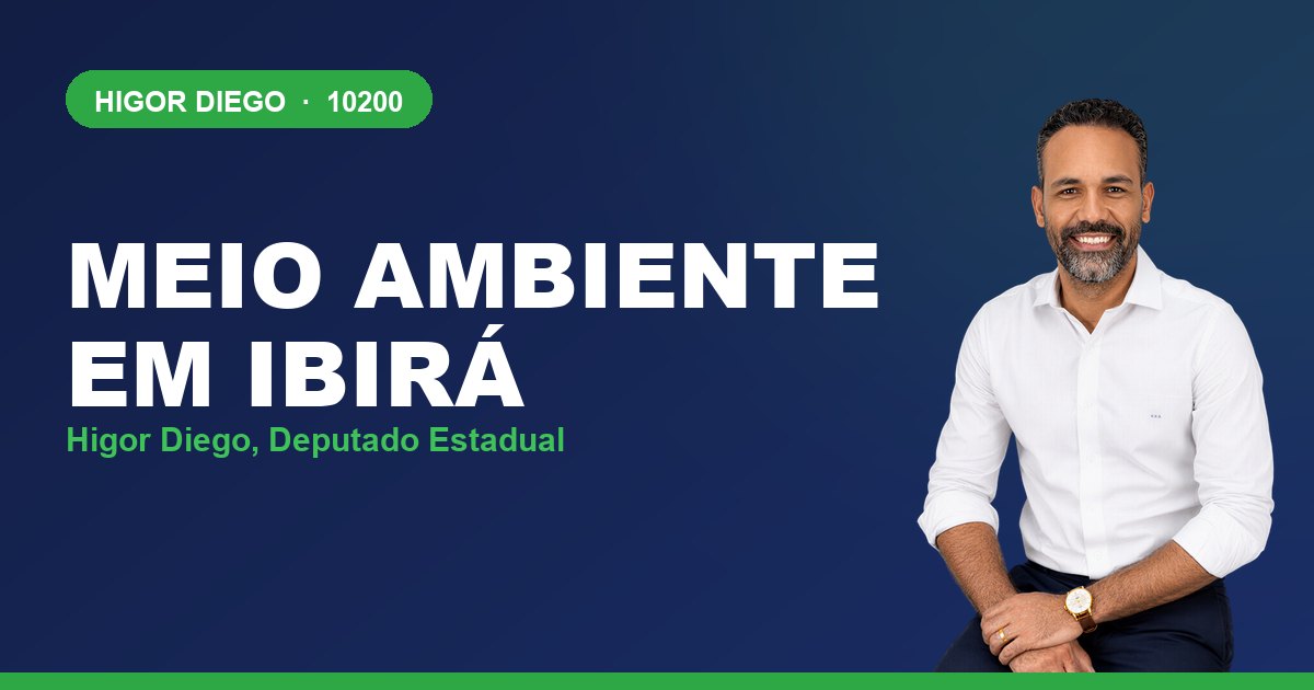 Meio Ambiente em Ibirá, com Higor Diego, deputado estadual 10200