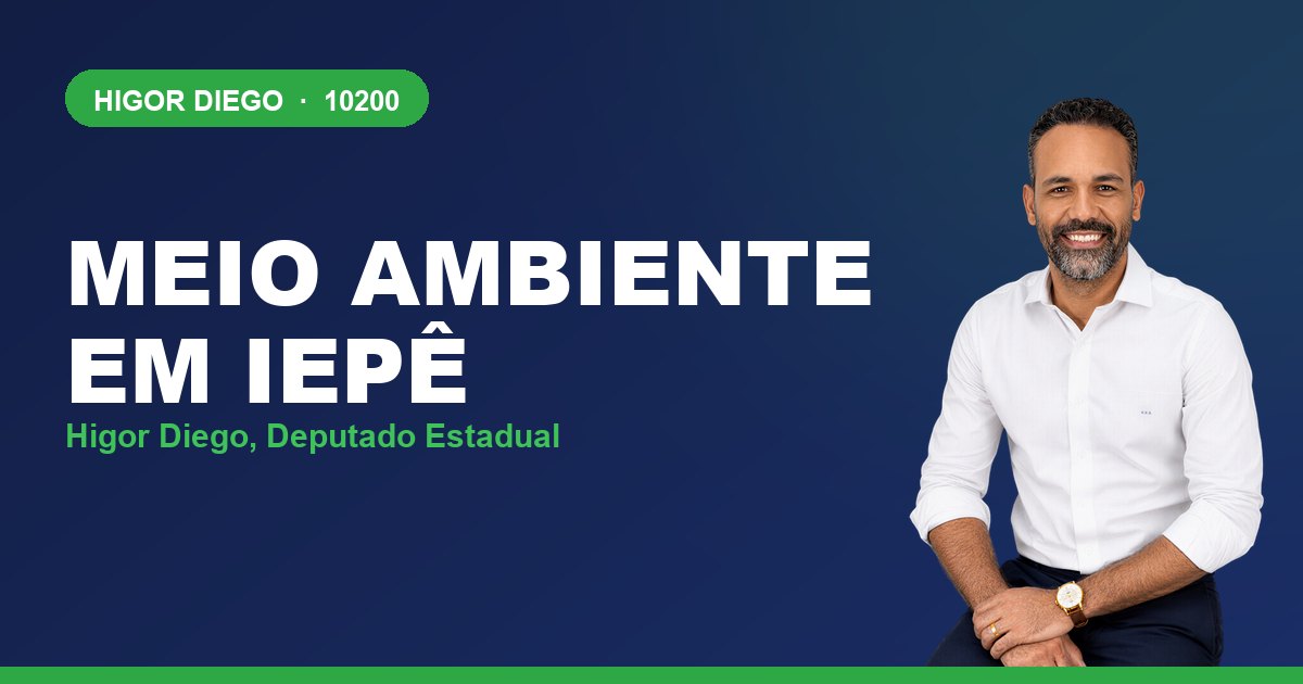 Meio Ambiente em Iepê, com Higor Diego, deputado estadual 10200
