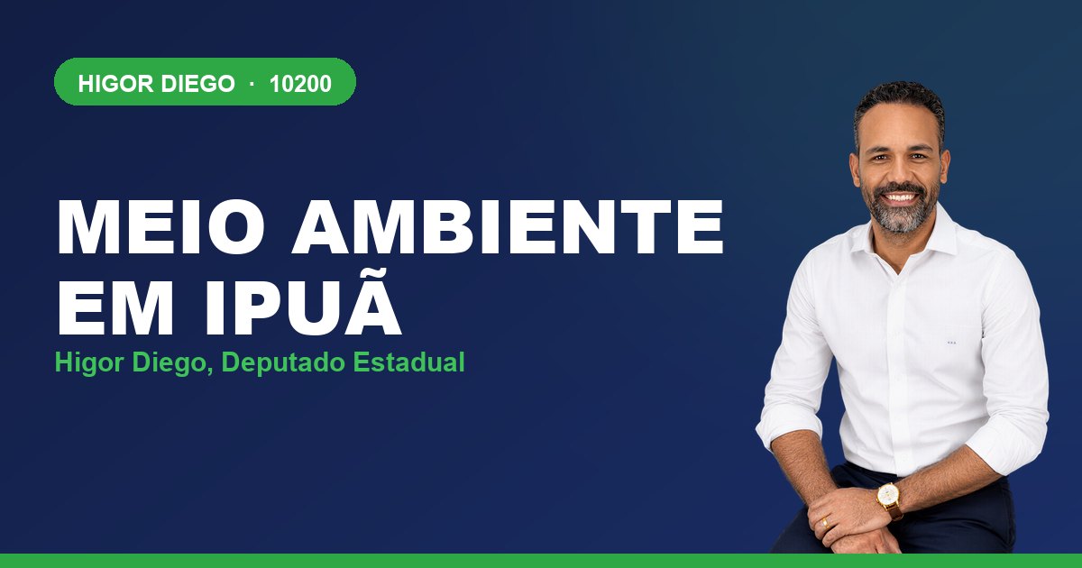 Meio Ambiente em Ipuã, com Higor Diego, deputado estadual 10200