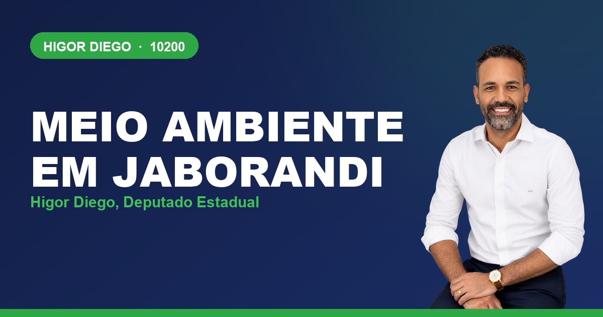 Meio Ambiente em Jaborandi, com Higor Diego, deputado estadual 10200