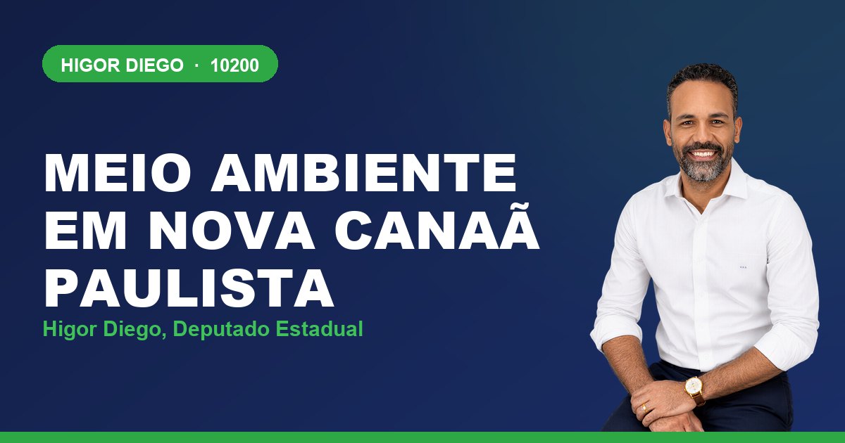 Meio Ambiente em Nova Canaã Paulista, com Higor Diego, deputado estadual 10200