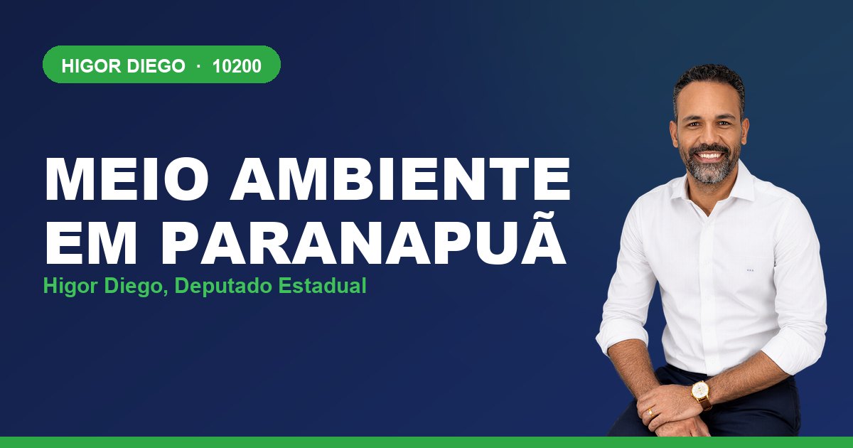 Meio Ambiente em Paranapuã, com Higor Diego, deputado estadual 10200