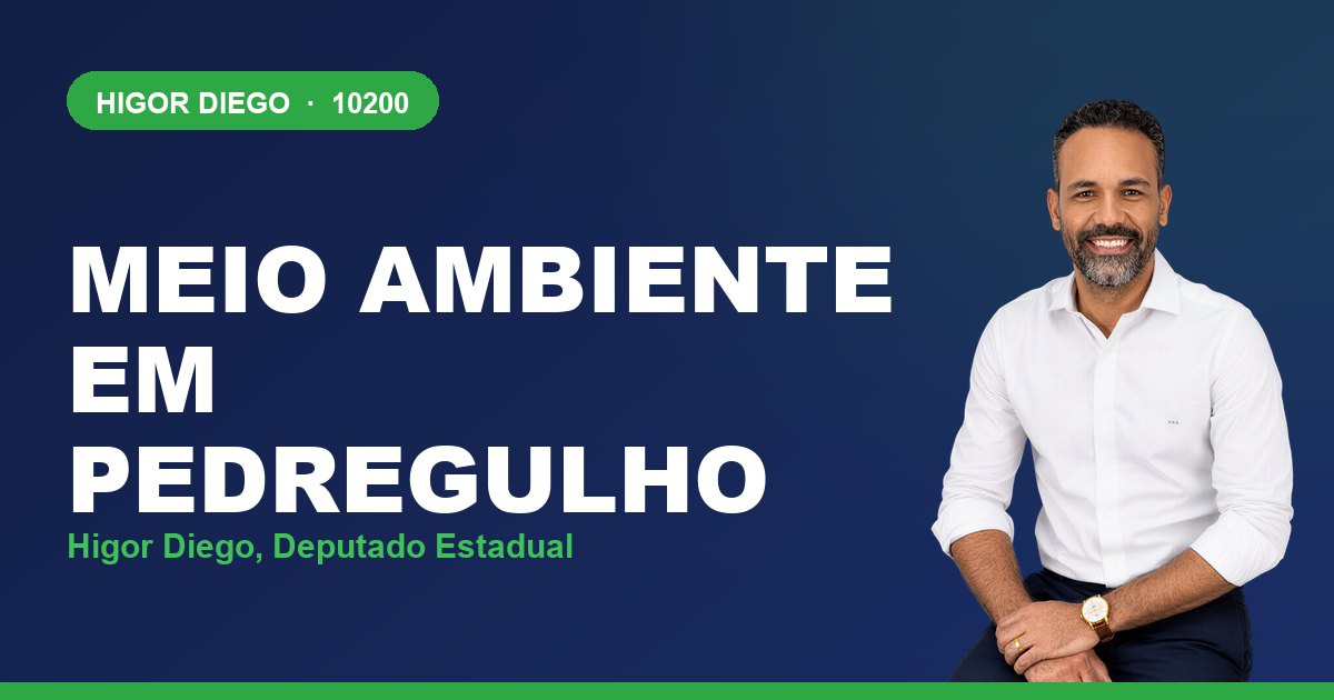 Meio Ambiente em Pedregulho, com Higor Diego, deputado estadual 10200