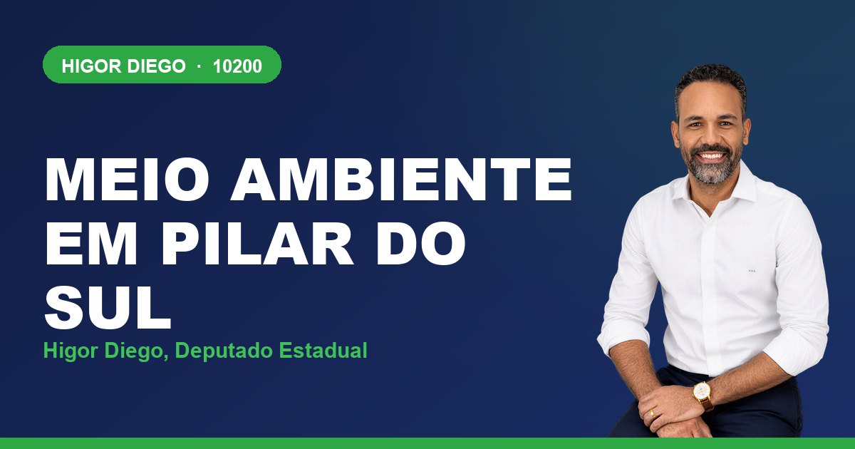 Meio Ambiente em Pilar do Sul, com Higor Diego, deputado estadual 10200
