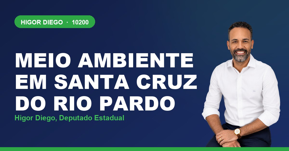 Meio Ambiente em Santa Cruz do Rio Pardo, com Higor Diego, deputado estadual 10200