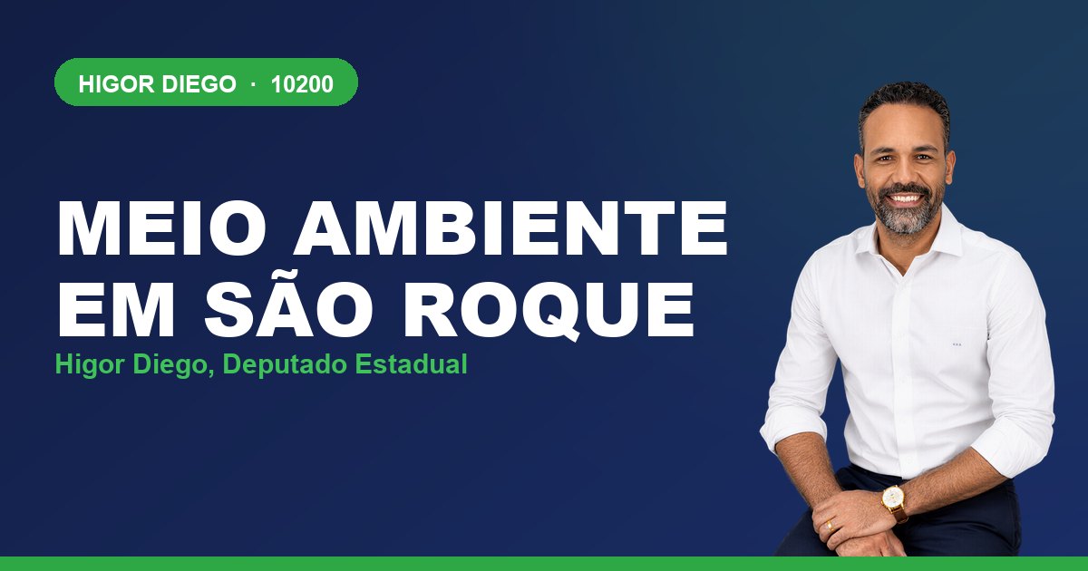 Meio Ambiente em São Roque, com Higor Diego, deputado estadual 10200