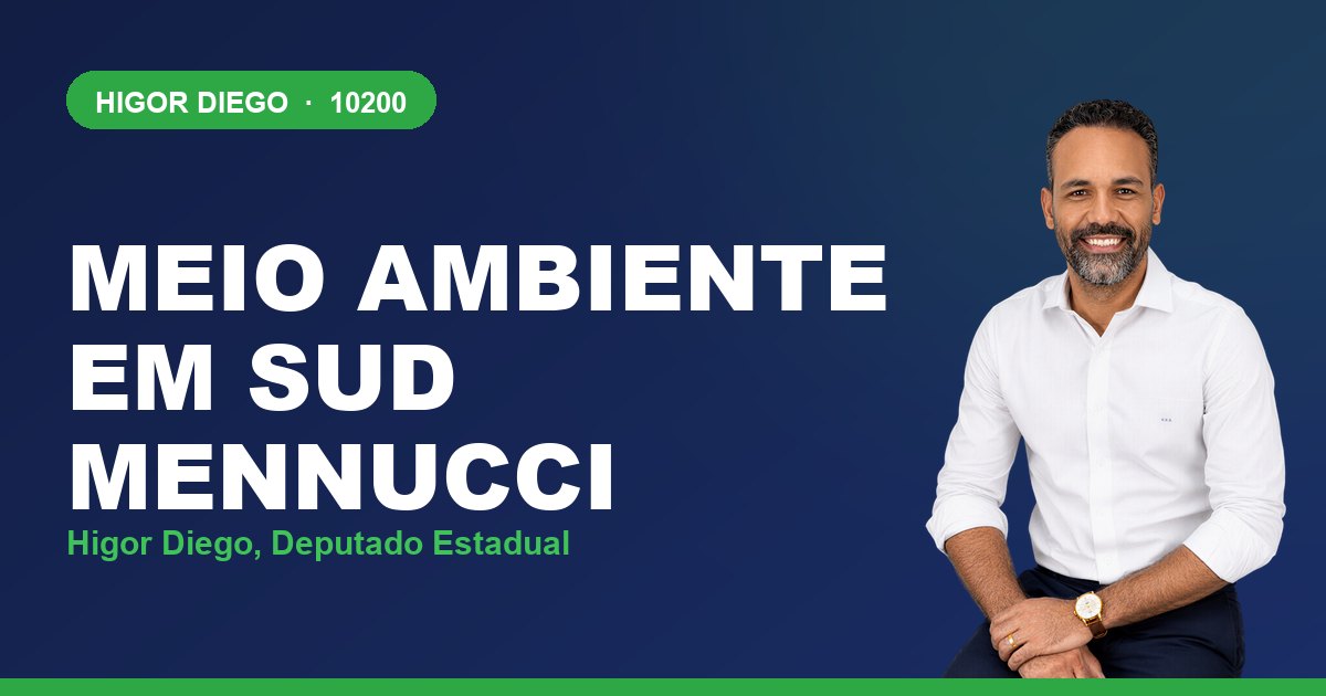 Meio Ambiente em Sud Mennucci, com Higor Diego, deputado estadual 10200