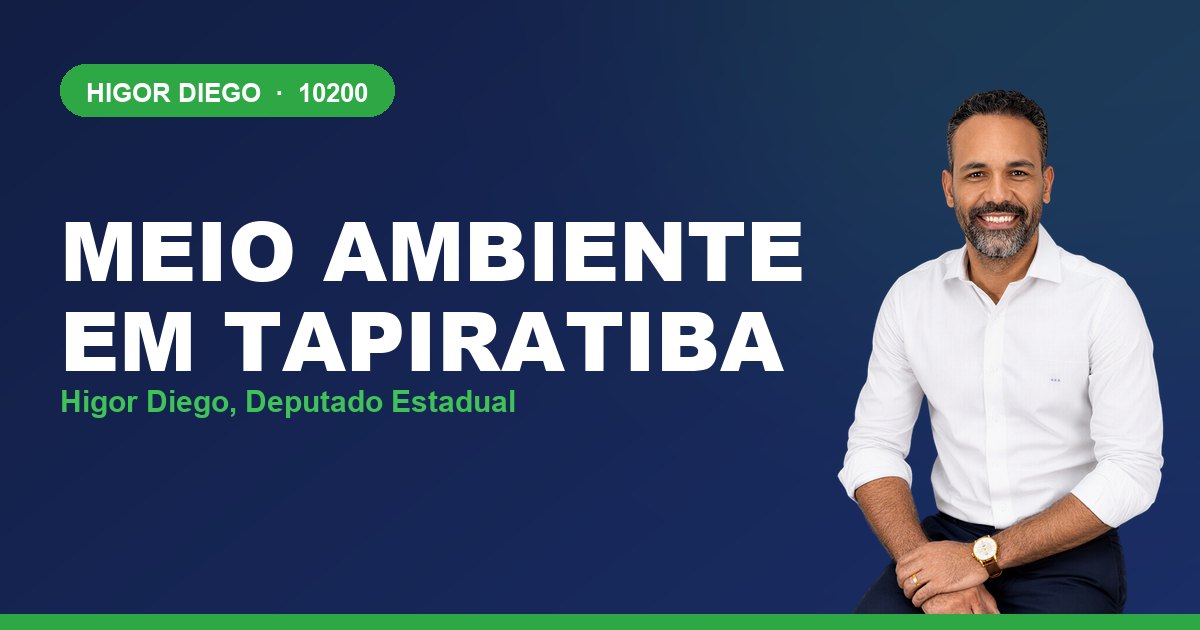 Meio Ambiente em Tapiratiba, com Higor Diego, deputado estadual 10200