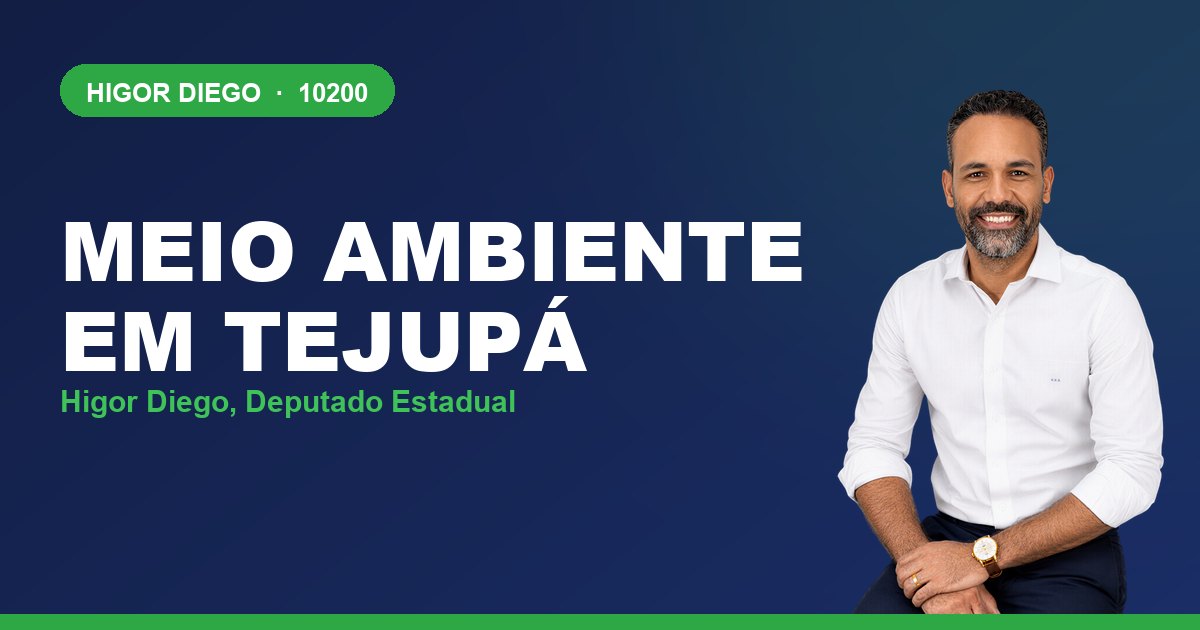 Meio Ambiente em Tejupá, com Higor Diego, deputado estadual 10200