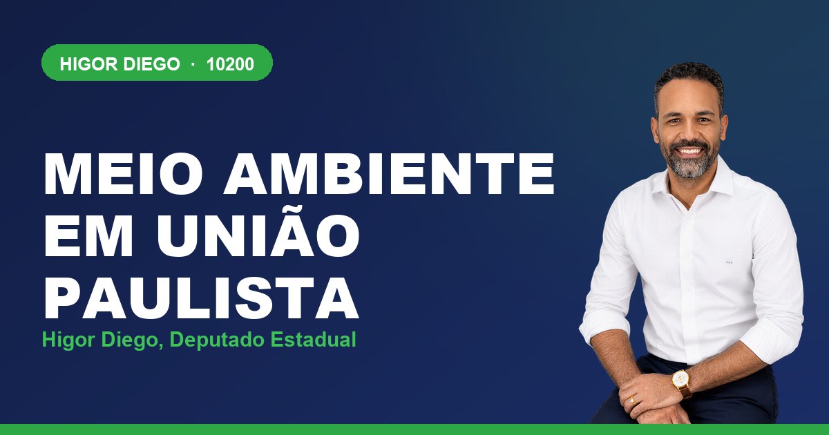 Meio Ambiente em União Paulista, com Higor Diego, deputado estadual 10200