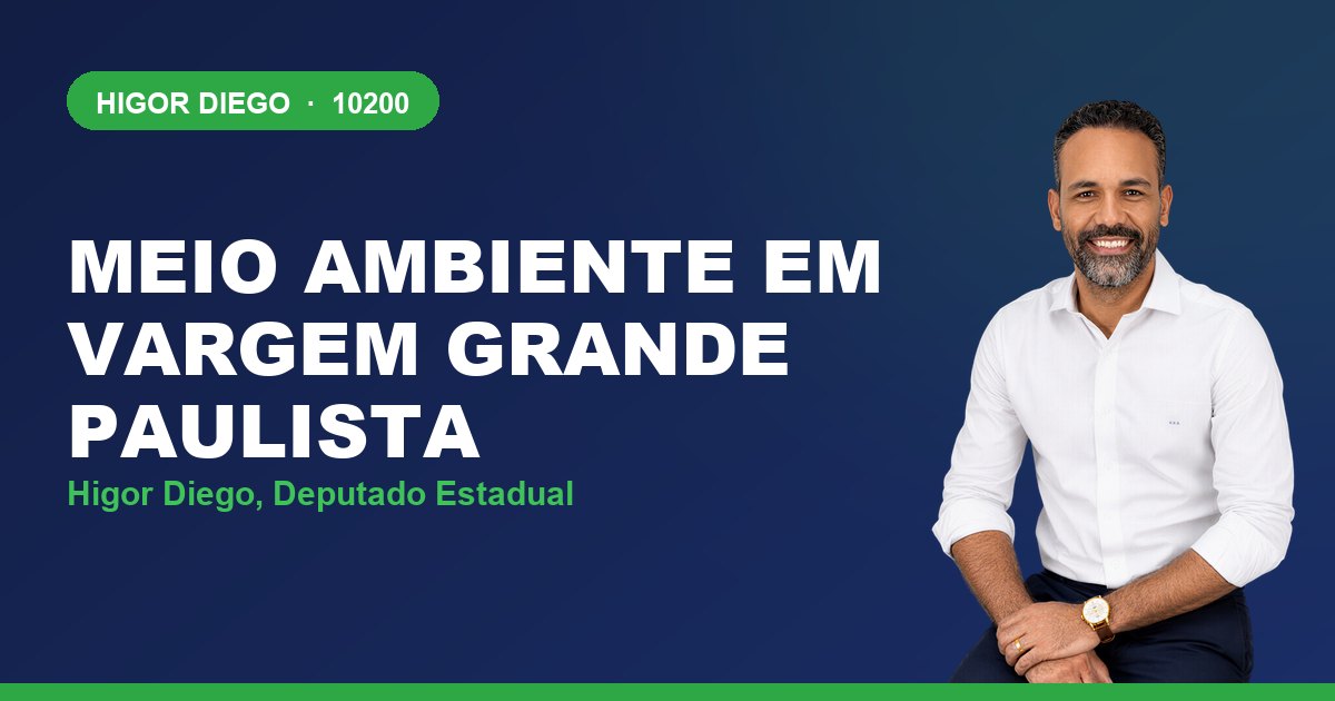 Meio Ambiente em Vargem Grande Paulista, com Higor Diego, deputado estadual 10200