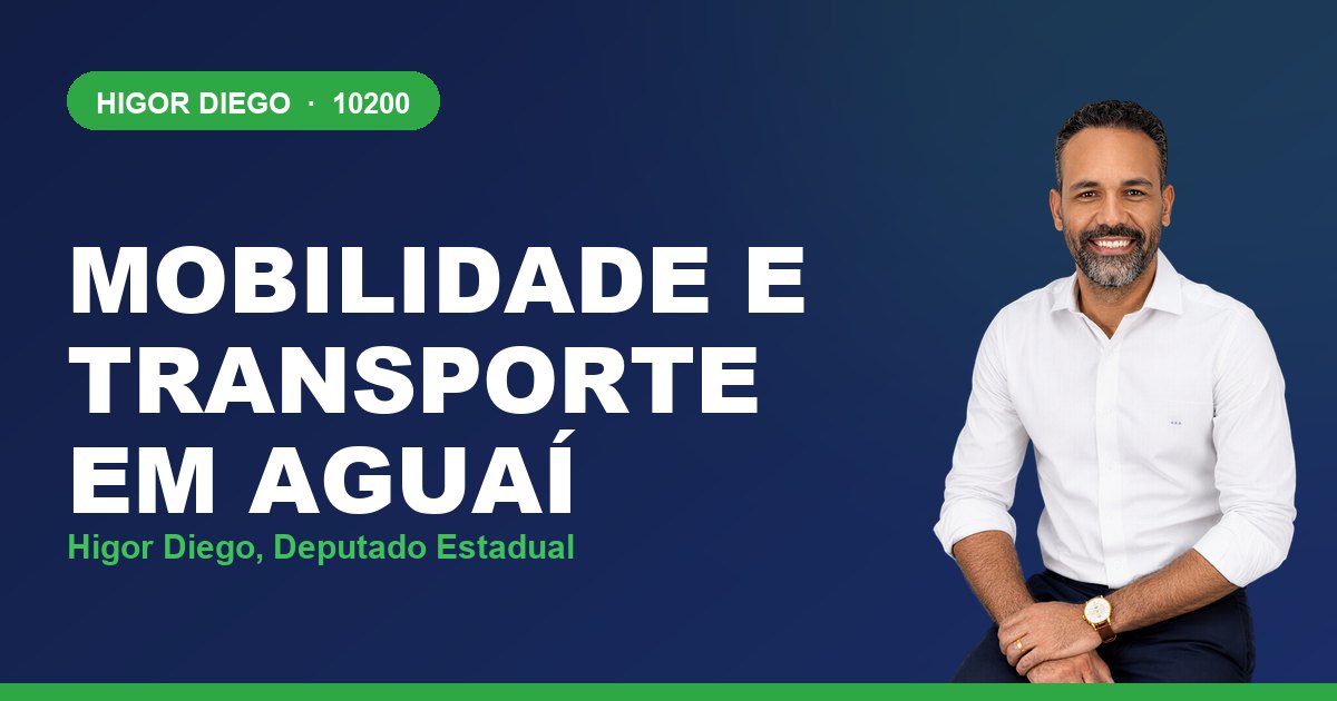 Mobilidade e Transporte em Aguaí, com Higor Diego, deputado estadual 10200