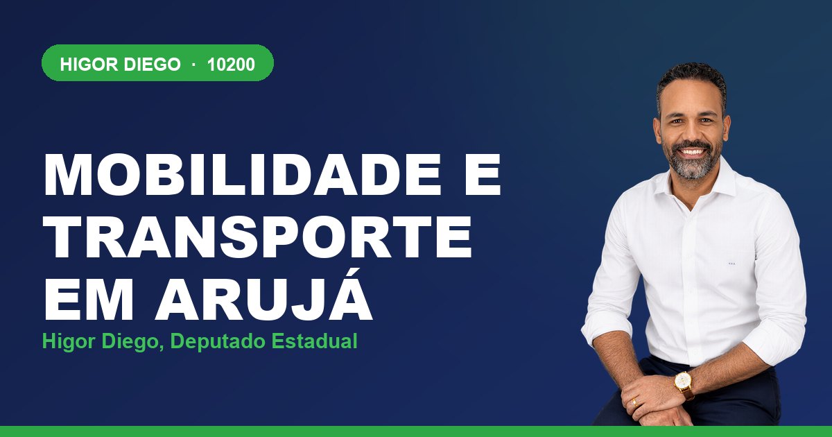 Mobilidade e Transporte em Arujá, com Higor Diego, deputado estadual 10200