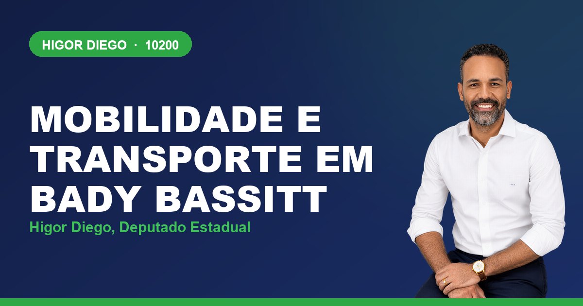 Mobilidade e Transporte em Bady Bassitt, com Higor Diego, deputado estadual 10200