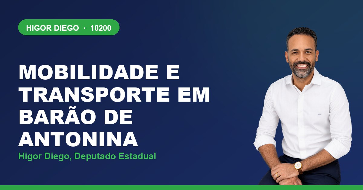 Mobilidade e Transporte em Barão de Antonina, com Higor Diego, deputado estadual 10200