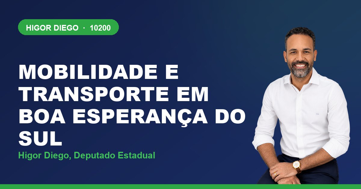 Mobilidade e Transporte em Boa Esperança do Sul, com Higor Diego, deputado estadual 10200