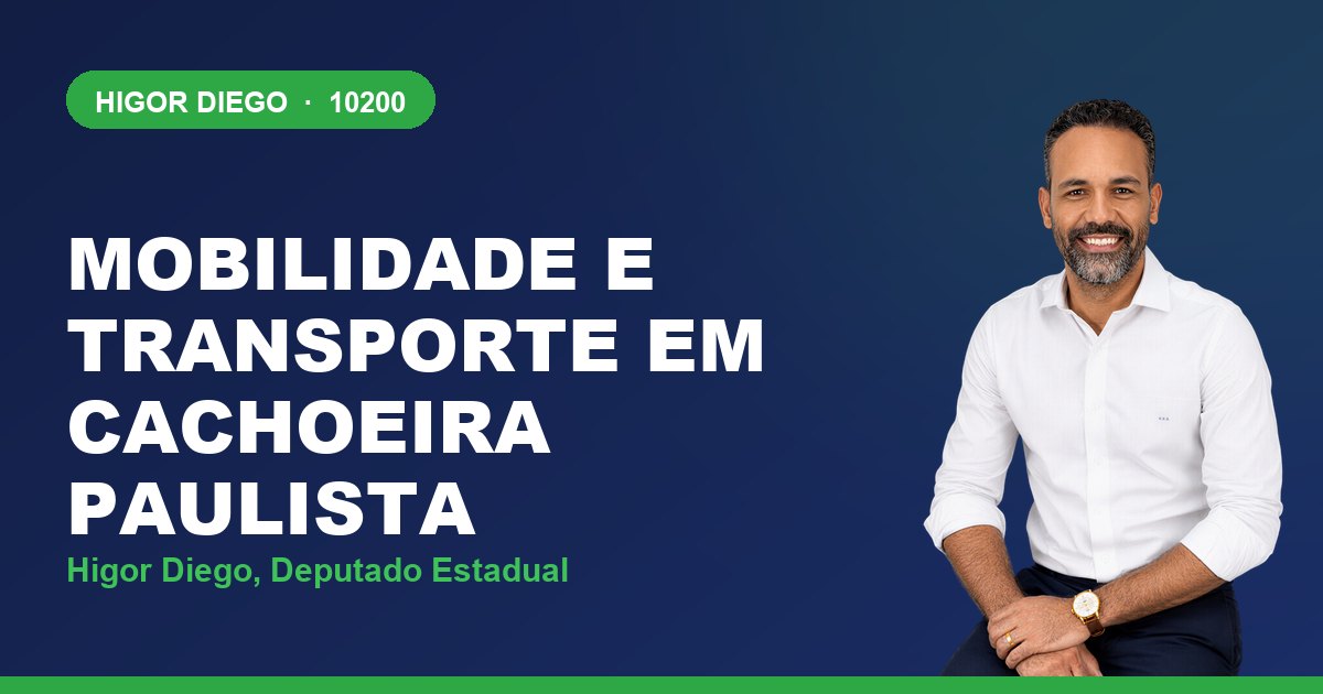 Mobilidade e Transporte em Cachoeira Paulista, com Higor Diego, deputado estadual 10200