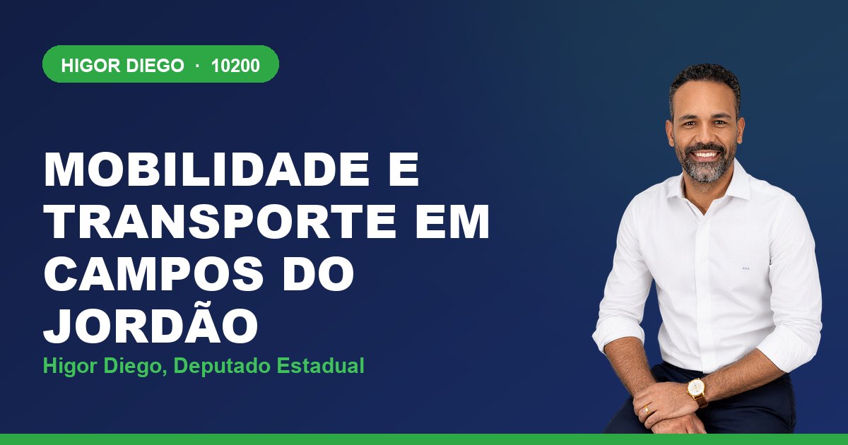 Mobilidade e Transporte em Campos do Jordão, com Higor Diego, deputado estadual 10200
