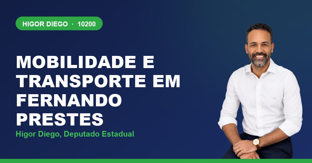 Mobilidade e Transporte em Fernando Prestes, com Higor Diego, deputado estadual 10200