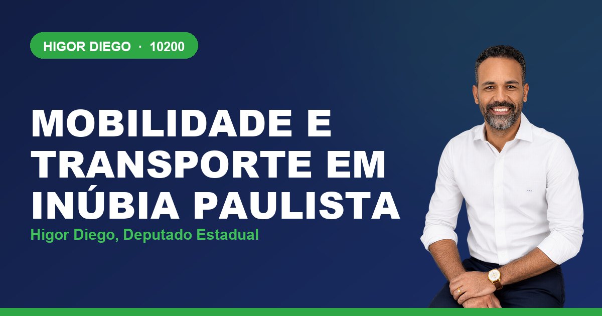 Mobilidade e Transporte em Inúbia Paulista, com Higor Diego, deputado estadual 10200