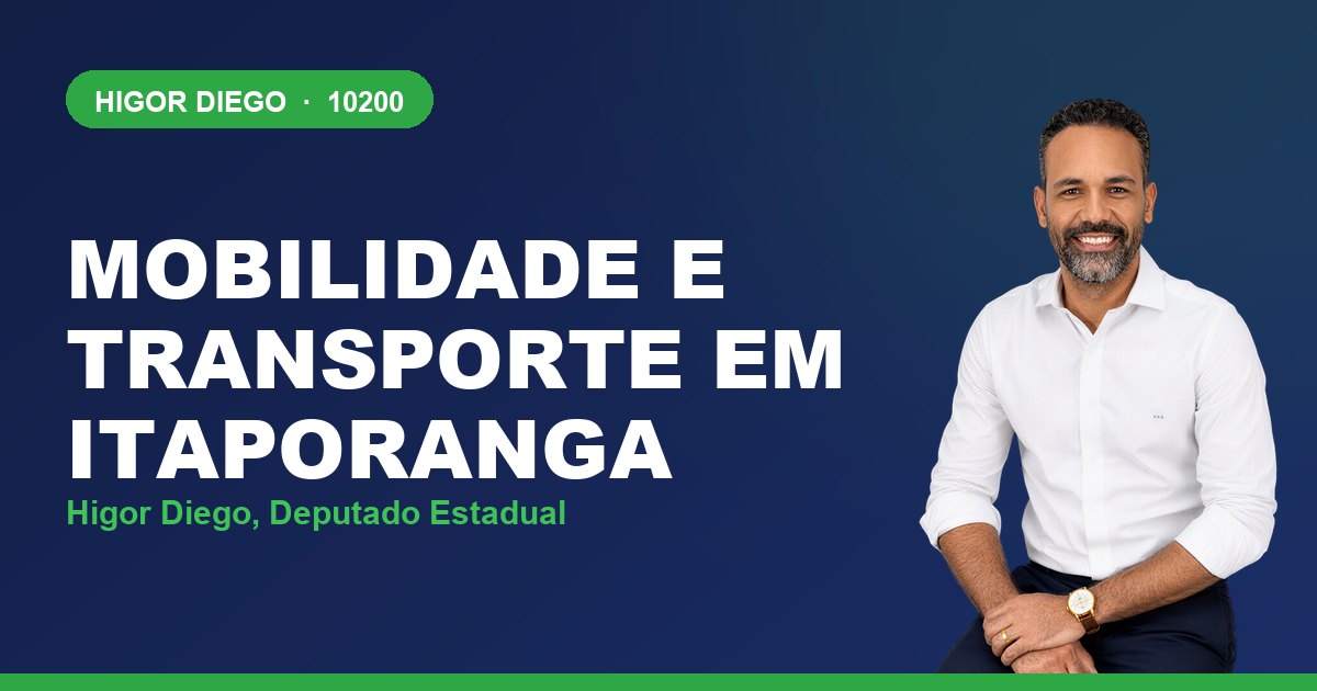 Mobilidade e Transporte em Itaporanga, com Higor Diego, deputado estadual 10200