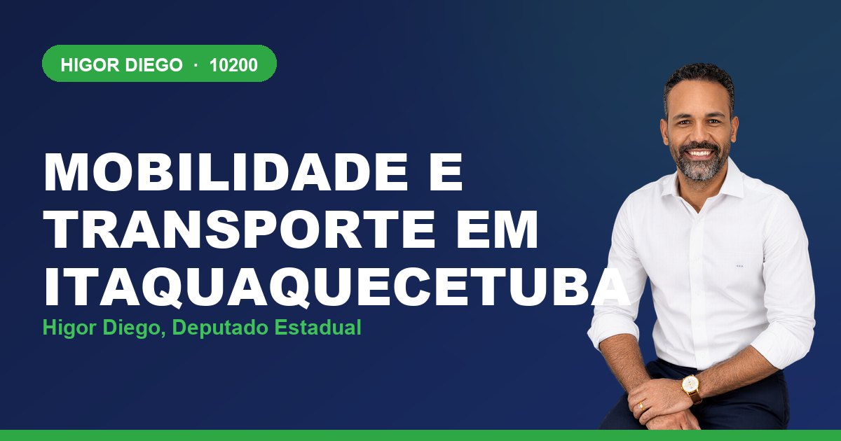 Mobilidade e Transporte em Itaquaquecetuba, com Higor Diego, deputado estadual 10200