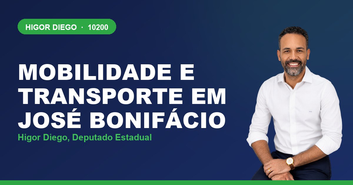 Mobilidade e Transporte em José Bonifácio, com Higor Diego, deputado estadual 10200