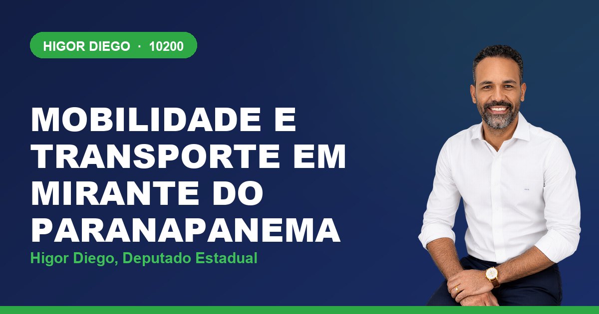 Mobilidade e Transporte em Mirante do Paranapanema, com Higor Diego, deputado estadual 10200