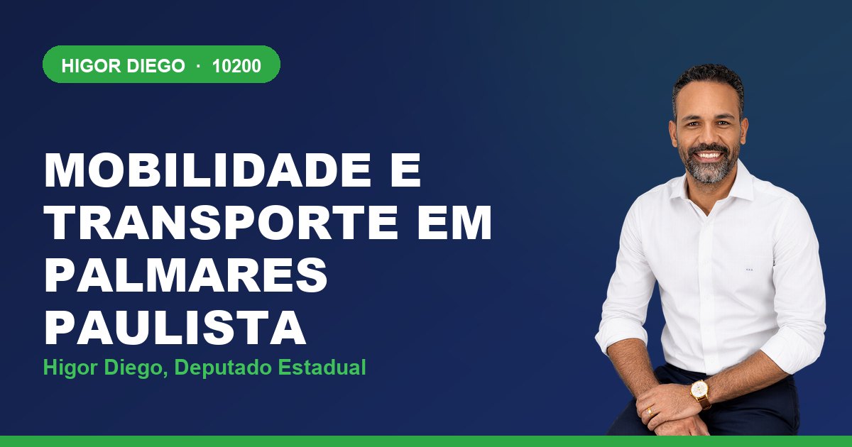 Mobilidade e Transporte em Palmares Paulista, com Higor Diego, deputado estadual 10200