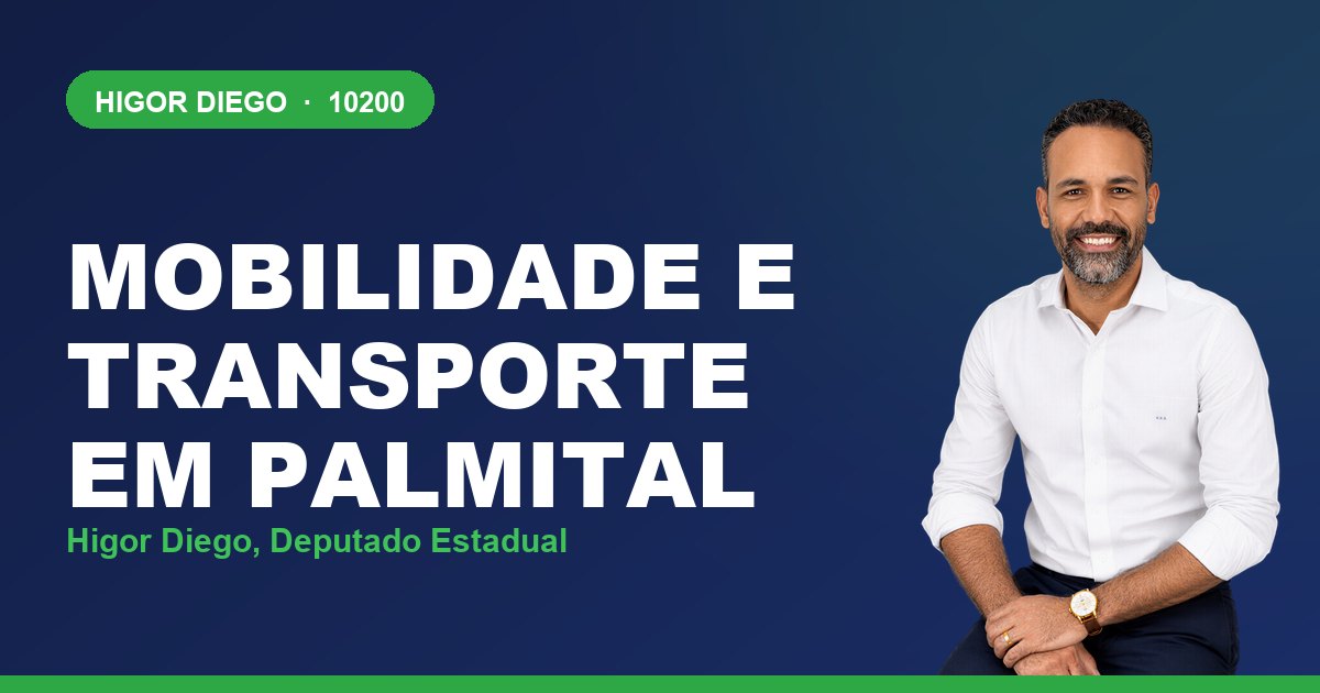 Mobilidade e Transporte em Palmital, com Higor Diego, deputado estadual 10200