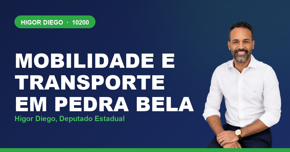 Mobilidade e Transporte em Pedra Bela, com Higor Diego, deputado estadual 10200