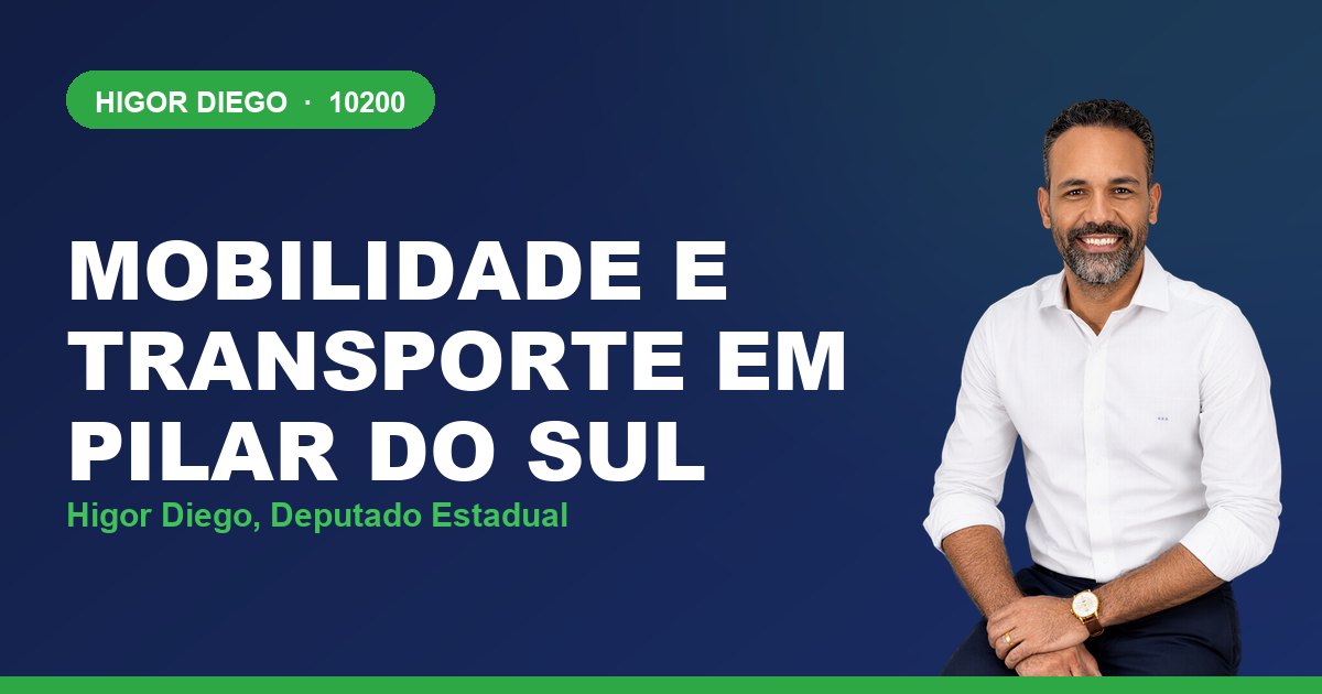 Mobilidade e Transporte em Pilar do Sul, com Higor Diego, deputado estadual 10200