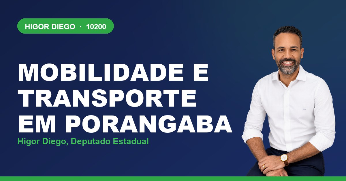 Mobilidade e Transporte em Porangaba, com Higor Diego, deputado estadual 10200