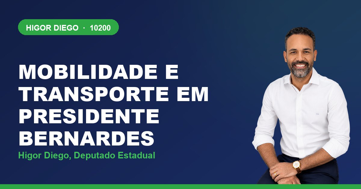Mobilidade e Transporte em Presidente Bernardes, com Higor Diego, deputado estadual 10200