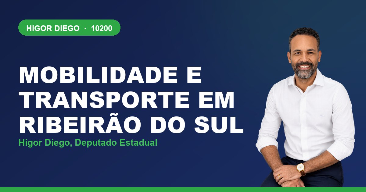 Mobilidade e Transporte em Ribeirão do Sul, com Higor Diego, deputado estadual 10200