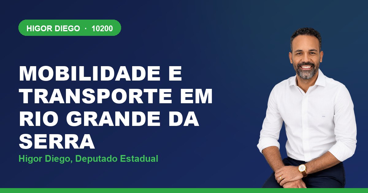 Mobilidade e Transporte em Rio Grande da Serra, com Higor Diego, deputado estadual 10200