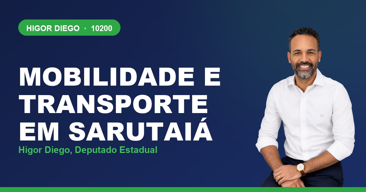 Mobilidade e Transporte em Sarutaiá, com Higor Diego, deputado estadual 10200