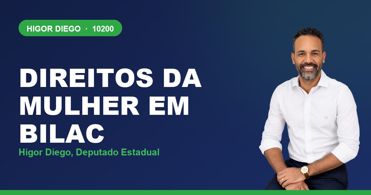 Direitos da Mulher em Bilac, com Higor Diego, deputado estadual 10200