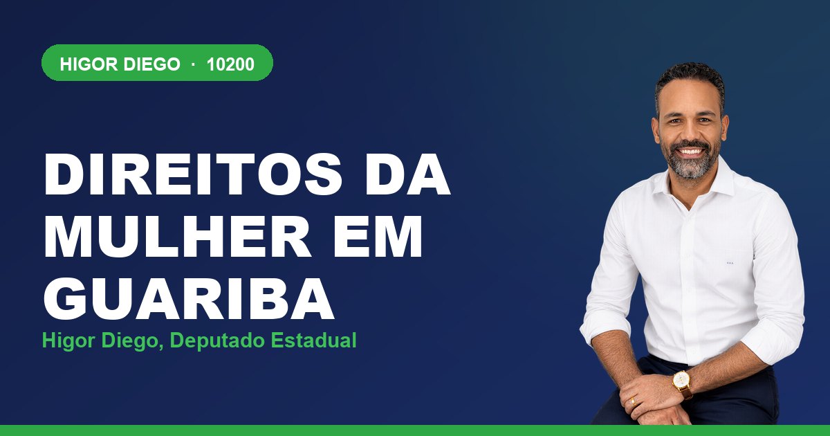 Direitos da Mulher em Guariba, com Higor Diego, deputado estadual 10200